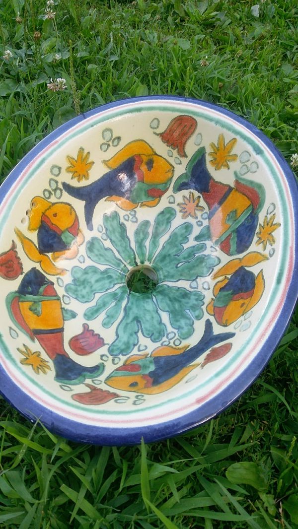 Hand Painted Mexican Sink For Sale In Exeter Nh Offerup