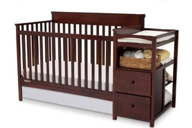 Crib With Changing Table