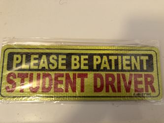 Student Driver Magnet for vehicle