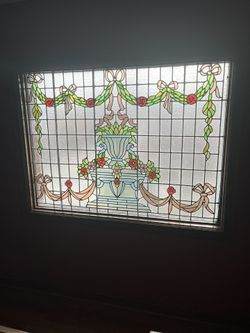 Antique Stainglass window