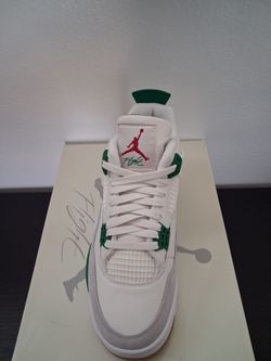 Air jordan 4 retro sp Sail white pine green size 9 man