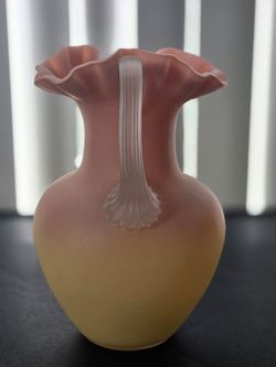 FENTON BURMESE VENETIAN PITCHER