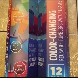 12 pack color Changing Cups