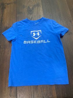 Boys blue under Armour t ahirt size 7/8 #23