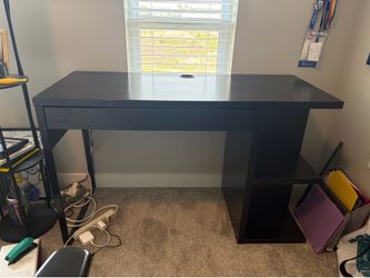 Black desk