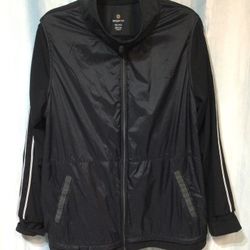 TANGERINE WOMEN’S ACTIVE STRIPE TRACK JACKET,   Size:  XXL