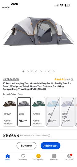 10 person camping tent