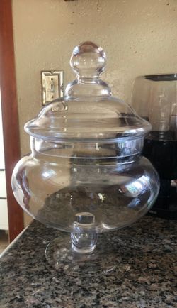 Glass jar (candy jar)