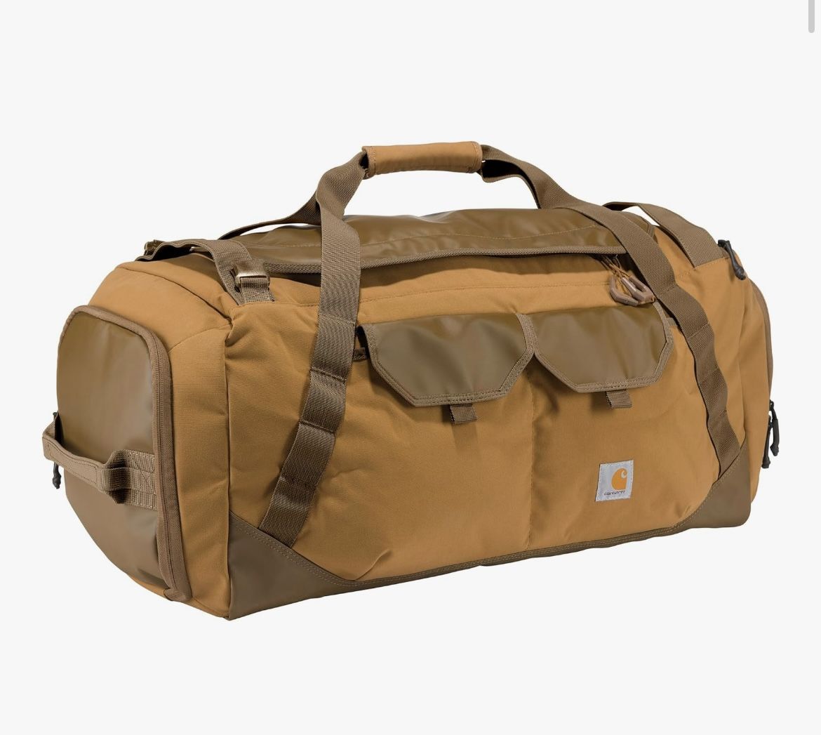 Carhartt Heavy Haul Utility Duffel Bag's, Water-Resistant Packable Bag for Jobsite, Gym, and Travel