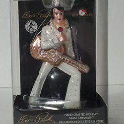 Elvis Presley Glass Ornament