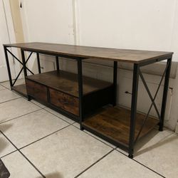 60 Inch TV Stand with Drawers – Farmhouse Style Entertainment Center
