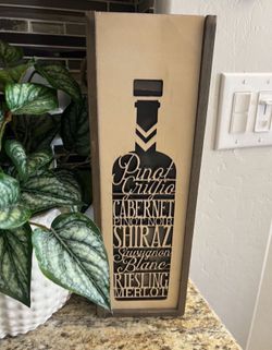 Hallmark Wine bottle lantern