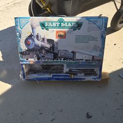 Giant Train Set With Steam Action! 