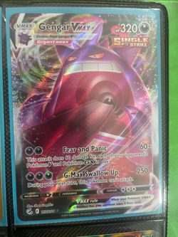 Gengar vmax pokemon card