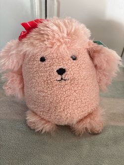 Weighted plush pillow