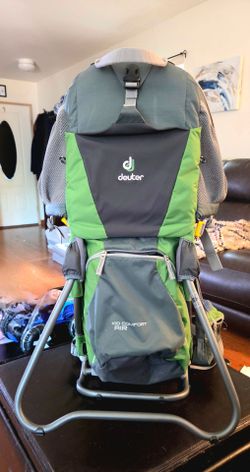 Deuter Kid Comfort Air Child Carrier Backpack Granite/Emerald