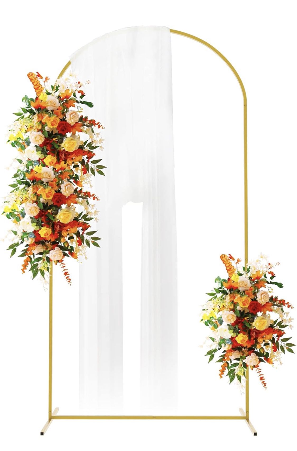 Metal Arch Backdrop Stand 6.6FT Gold X(8)