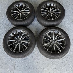 Lexus NX OEM Wheels + Bridgestone Alenza Tires (235/60R20)