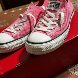 Pink  Converse Shoes Size 5
