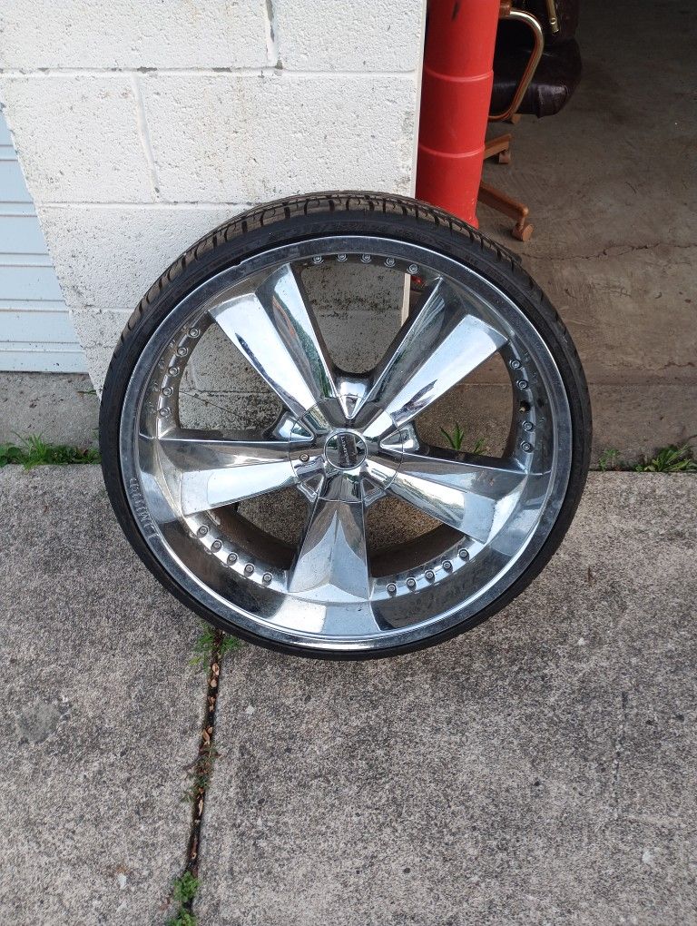 Rims and Tires 300 Dollars as is one Tire Is Blown