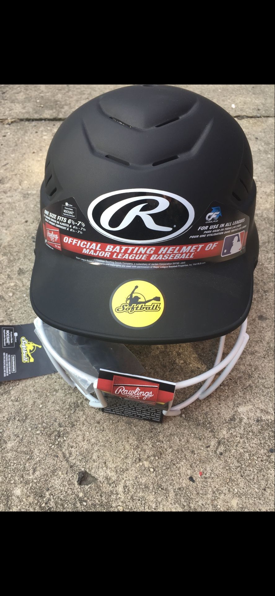 New Rawlings Baseball Batting Helmet 