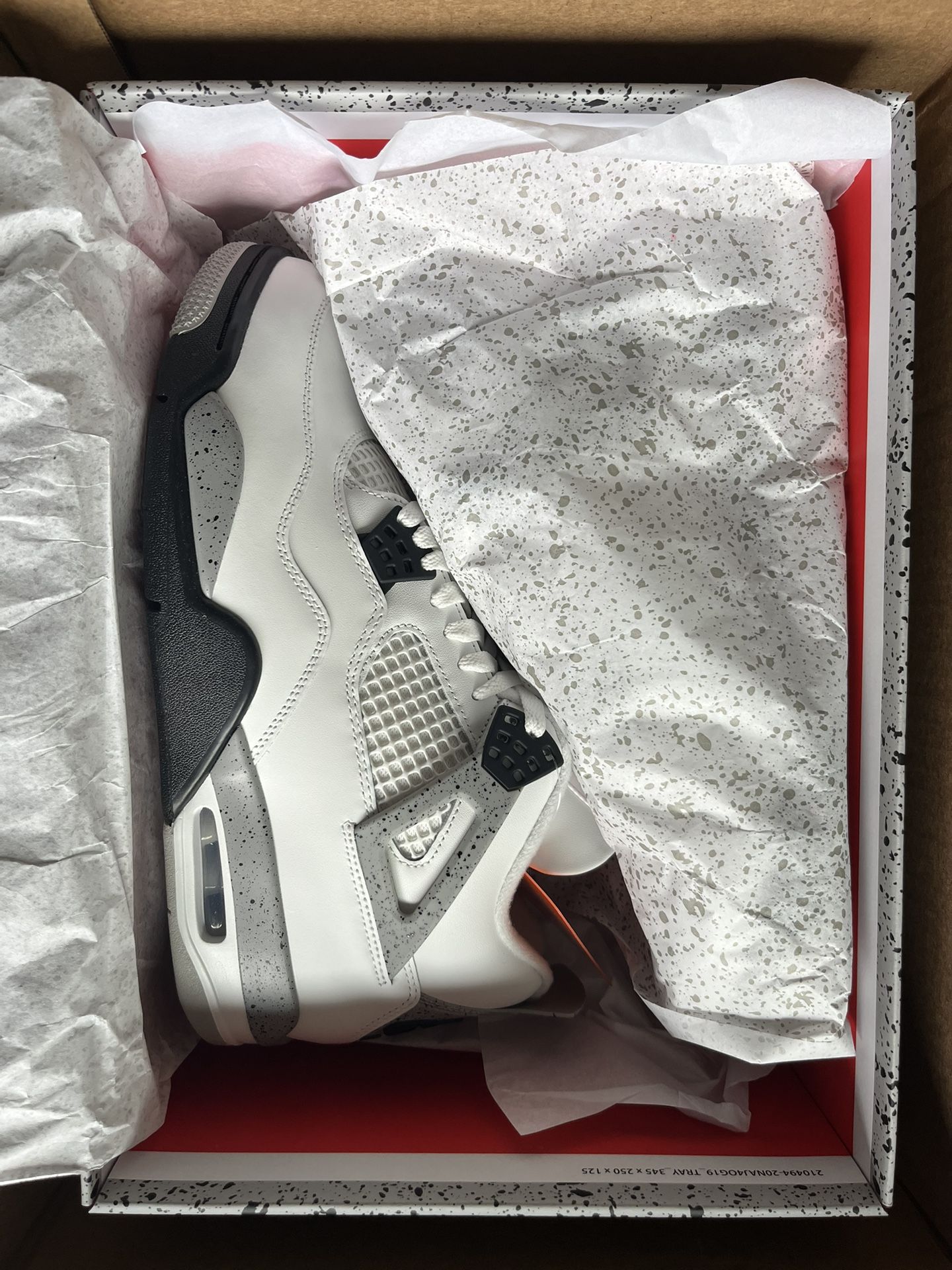 Jordan 4 White Cement 