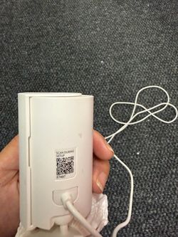 RING White Wired Security Camera