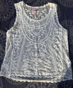 Lace tank top