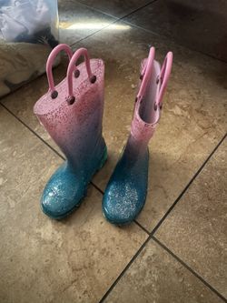 Toddler Girl Rain Boots 5/6c