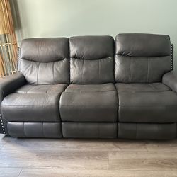 Microfiber Reclining Couch
