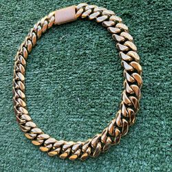 22mm 22” Plated Miami Gold Cuban Link