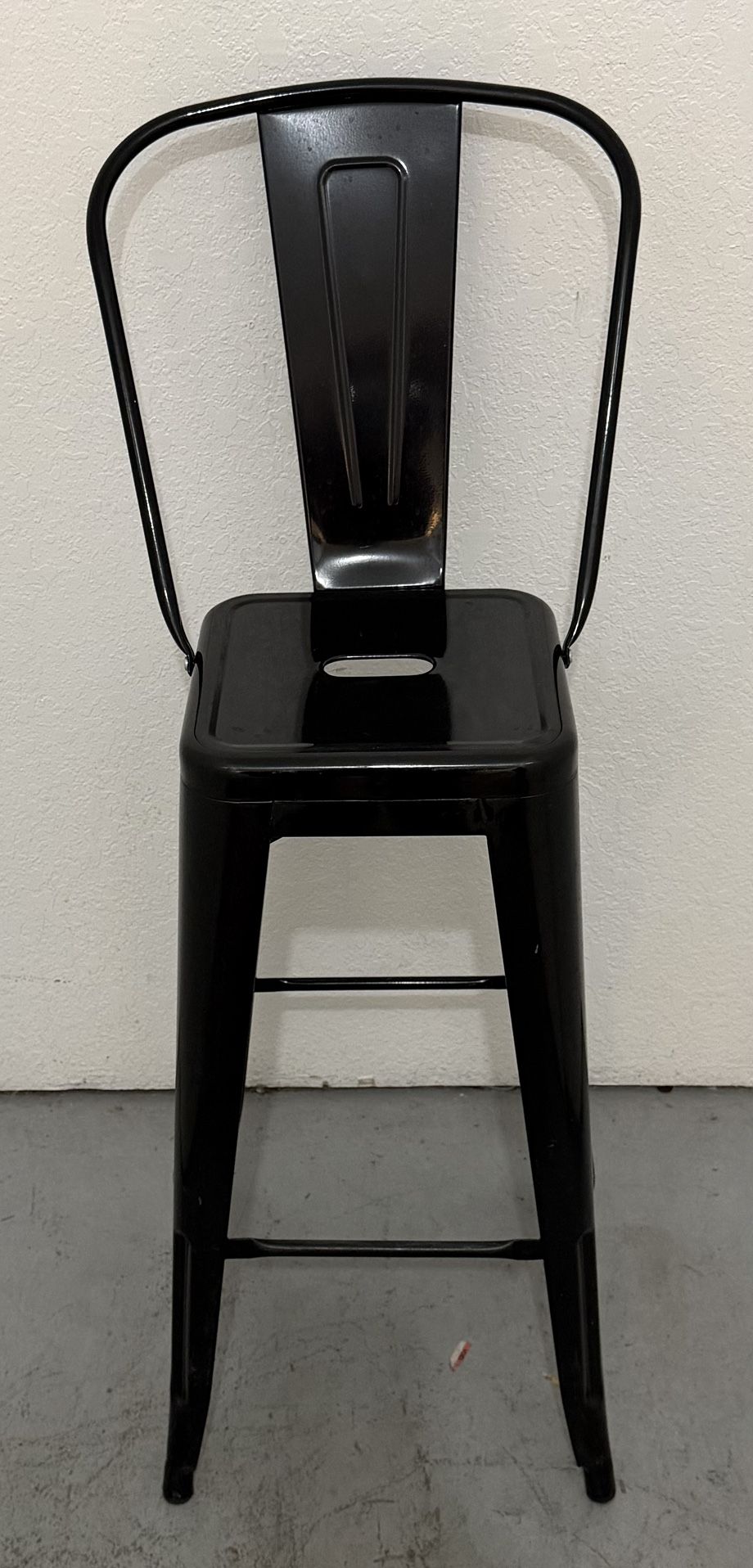 Black Metal Bar Stools