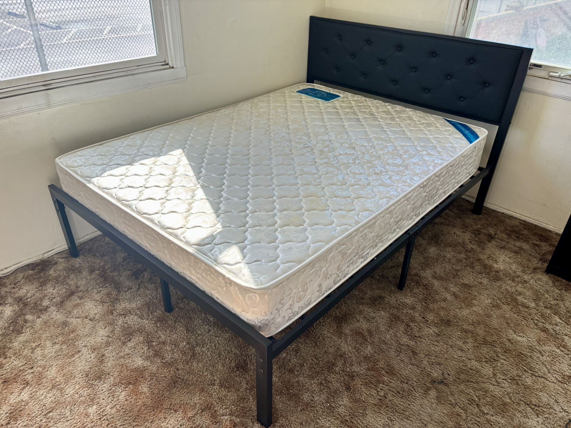 Full Bed Frame With Mattress
