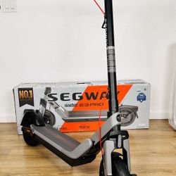 Segway - E3 Pro Electric Scooter with 20 mph Max Speed and 34 miles Max Range, Dual Suspension -