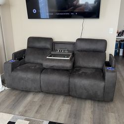New! Macy’s Leather Electric Recliner 