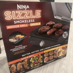 Ninja® Sizzle Indoor Grill & Griddle with Interchangeable Plates