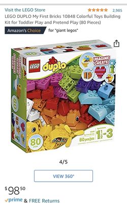 Lego duplo imagine and create best sale 80