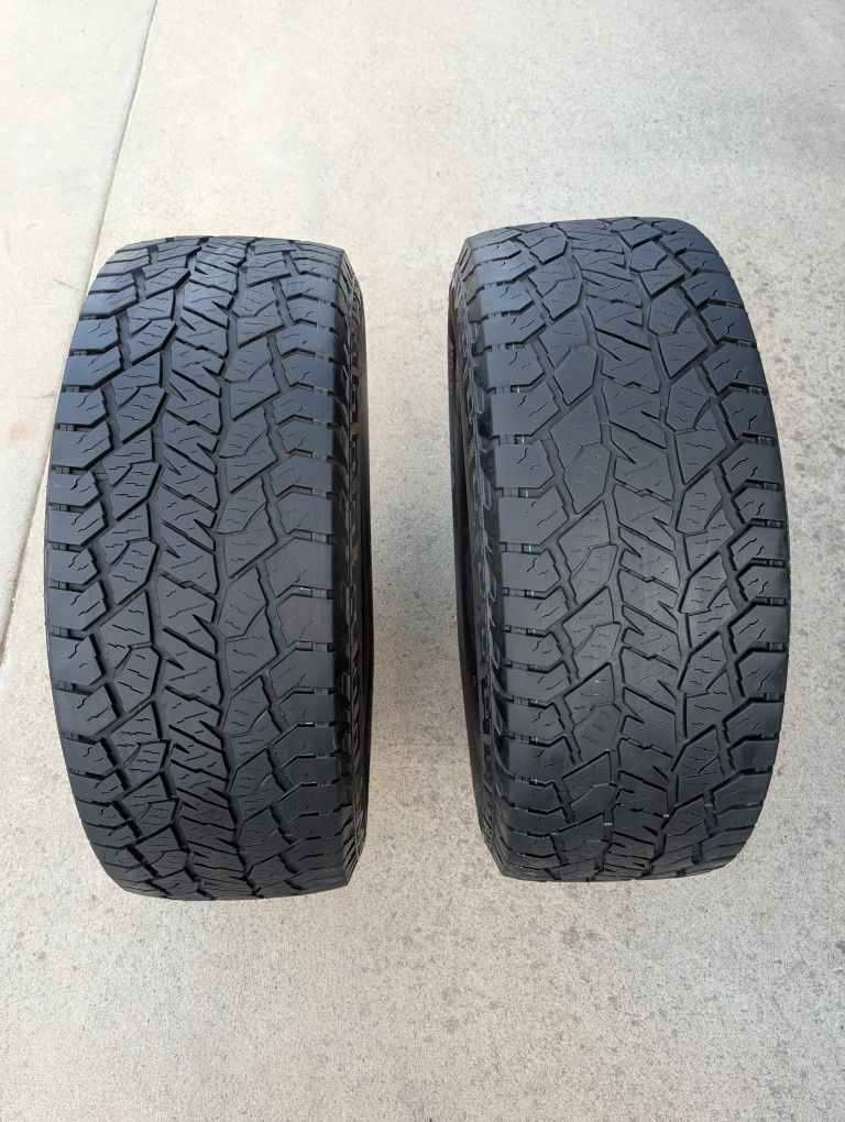 Pair Of Tires Size 295/70/17 USED