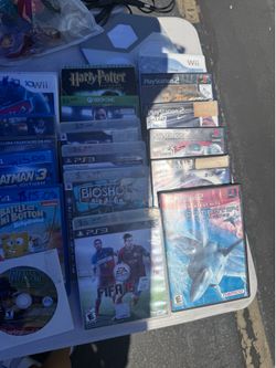 Play station and wii games