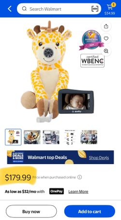🌟 LIKE NEW! High-Quality Baby Monitor System (Originally $170) -Zooby baby