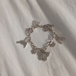 Brighton SWAROVSKI Crystal Charm Bracelet 