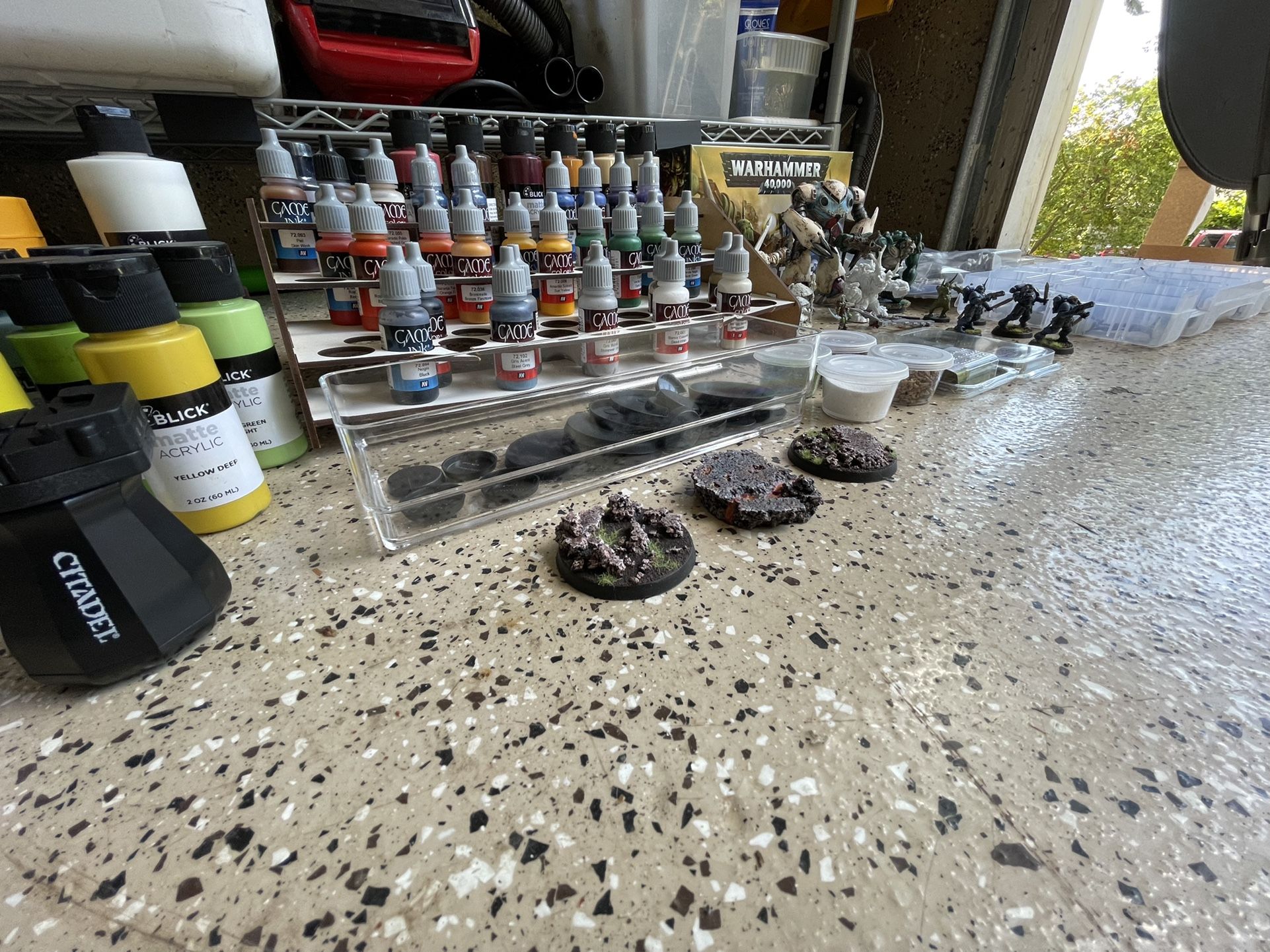 RPG Miniatures Lot & Paint Supplies 