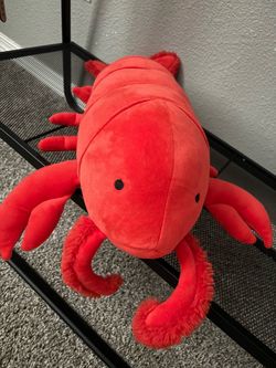 Weighted lobster plush