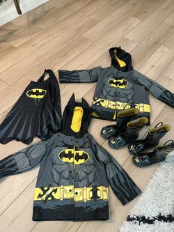 Super Cute Batman Raincoats And Boots 
