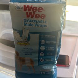 Wee Wee Disposable Male Wraps