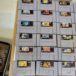 Super Nintendo Games All Diferent Price
