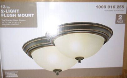 New ceiling flush light fixture