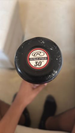 Rawlings Alloy Baseball Bat Red And Black 