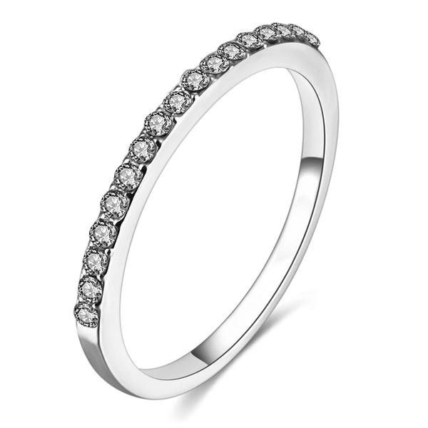 "Macro Pave Beautiful Thin Rings for Women, PD661
 
  