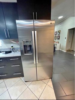 Stainless Steel Side-by-Side Refrigerator